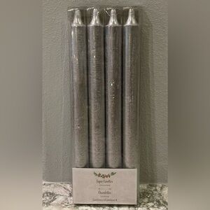 Pier 1 Silver Taper Candles